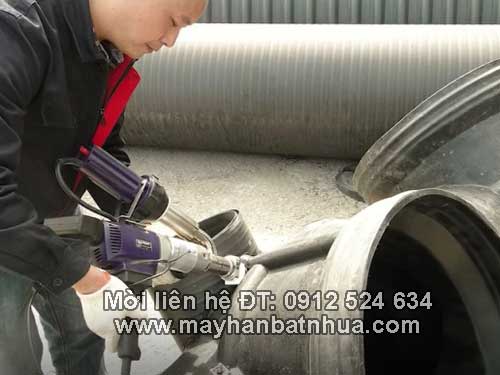 M&aacute;y h&agrave;n đ&ugrave;n ống nhựa HDPE Weldy Booster EX2