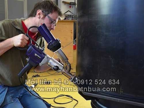 Weldy Booster EX2 m&aacute;y h&agrave;n đ&ugrave;n bồn nhựa PP PE